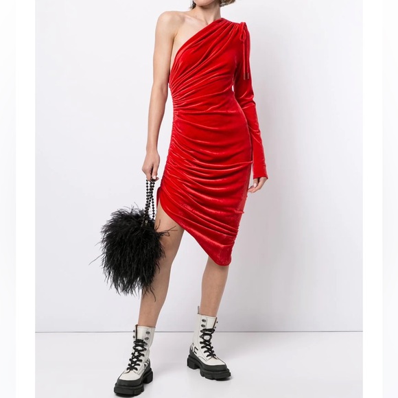 MONSE.  NWOT. one shoulder dress size 6. - Picture 14 of 15